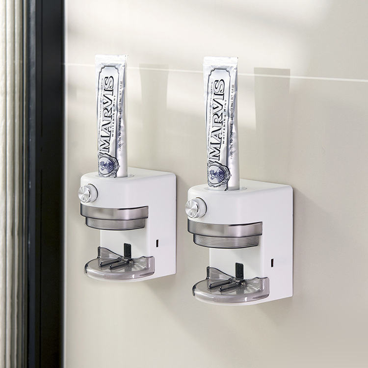 Fogkrém adagoló, falra szerelhető, lyukasztás nélküli, automatikus érzékelő; márka Daily shopping supply chain; behozatalt: nem; licencelhető magánmárkák: igen; általános használatra