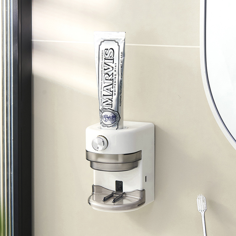 Fogkrém adagoló, falra szerelhető, lyukasztás nélküli, automatikus érzékelő; márka Daily shopping supply chain; behozatalt: nem; licencelhető magánmárkák: igen; általános használatra