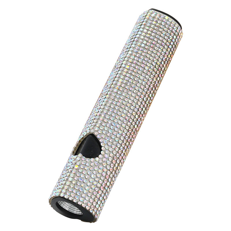 Lampă de unghii C20 — lampă mini portabilă, reîncărcabilă, pentru arta unghiilor, cu cristale în formă de inimă