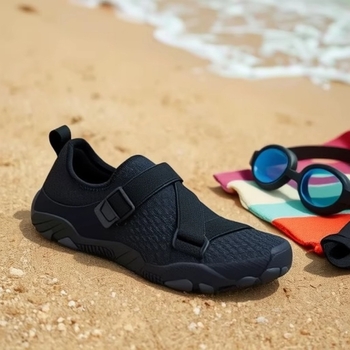 Pantofi de apă pentru drumeții pe râu, din plasă respirabilă, uscare rapidă, talpă din cauciuc antiderapantă, talie joasă, unisex pentru adulți