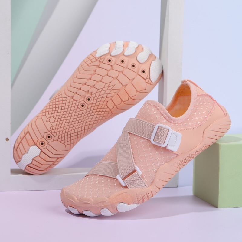 Pantofi de apă pentru drumeții pe râu, din plasă respirabilă, uscare rapidă, talpă din cauciuc antiderapantă, talie joasă, unisex pentru adulți