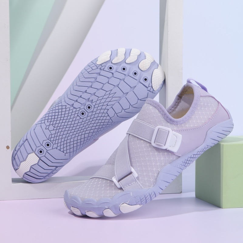 Pantofi de apă pentru drumeții pe râu, din plasă respirabilă, uscare rapidă, talpă din cauciuc antiderapantă, talie joasă, unisex pentru adulți