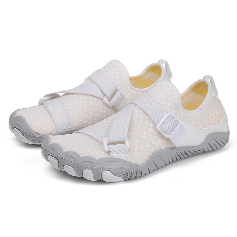 Pantofi de apă pentru drumeții pe râu, din plasă respirabilă, uscare rapidă, talpă din cauciuc antiderapantă, talie joasă, unisex pentru adulți