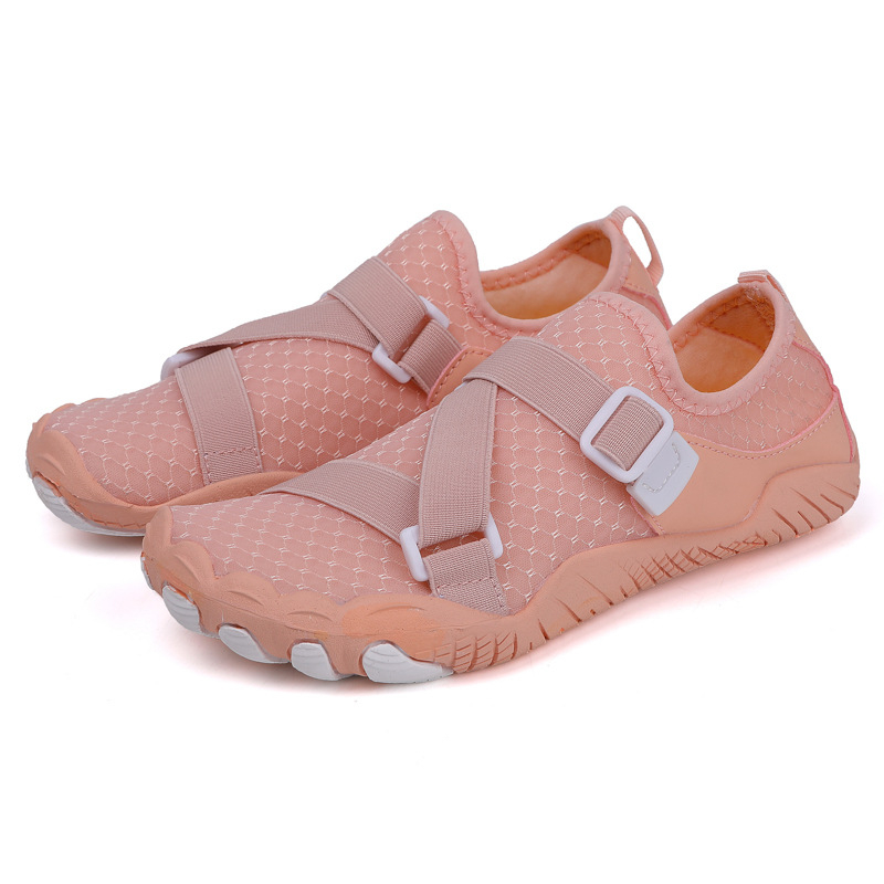 Pantofi de apă pentru drumeții pe râu, din plasă respirabilă, uscare rapidă, talpă din cauciuc antiderapantă, talie joasă, unisex pentru adulți