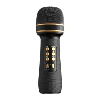 Bluetooth karaoke mikrofon s ugrađenim zvučnikom, model WS-898, Bluetooth 5.0, ugrađena baterija 1000–1200 mAh, frekvencijski odziv 100 Hz–20 kHz, izlazna snaga 5W