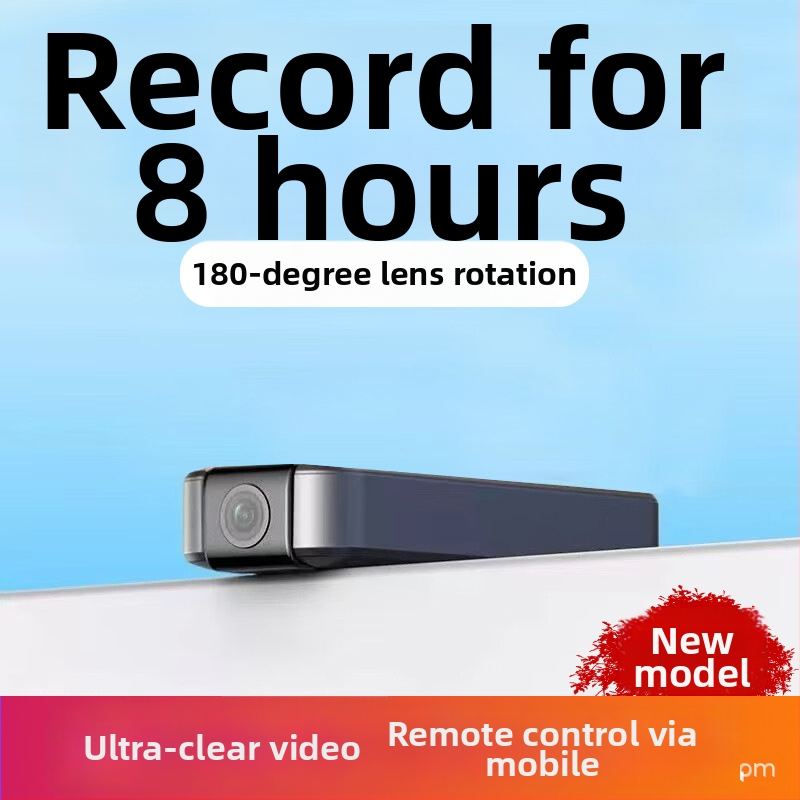 Mini Wi‑Fi kamera otthoni megfigyeléshez, 1080P, széles látószögű lencse, TF-kártya támogatás, éjszakai látás, mozgásérzlelés értesítésekkel