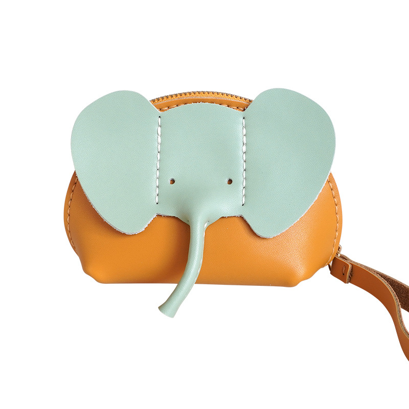 Érmeztárca valódi bőrből, két réteg marhabőrből, uniszex dizájn, tárolásra