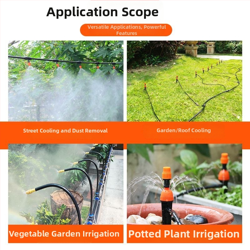 Upravljač navodnjavanja vrta s mikro raspršivanjem, brzi spoj, LONTANO Giclee serija, PE materijal