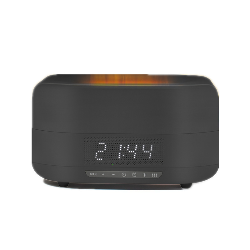 Nordijski minimalistički Bluetooth difuzor s plamenom, zvučnikom i ambijentalnim svjetlom, Bluetooth 3.0, 5W, IPX2, domet 10 m, slot za karticu