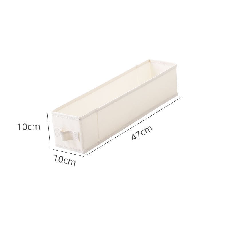 Cutie de depozitare pentru haine, dreptunghiulară, din material textil, organizator de tip sertar pentru garderobă, model 968088-10, material Oxford