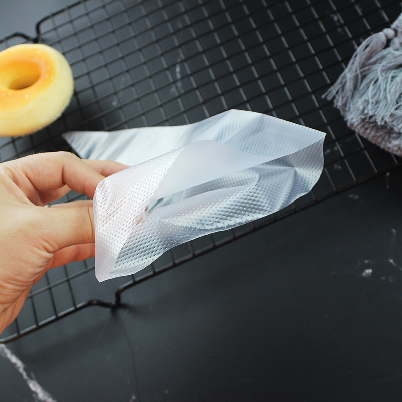 Sac de decorare de unică folosință, din plastic PO, fără inscripții, aproximativ 100 de bucăți, pentru decorarea torturilor, stil modern minimalist