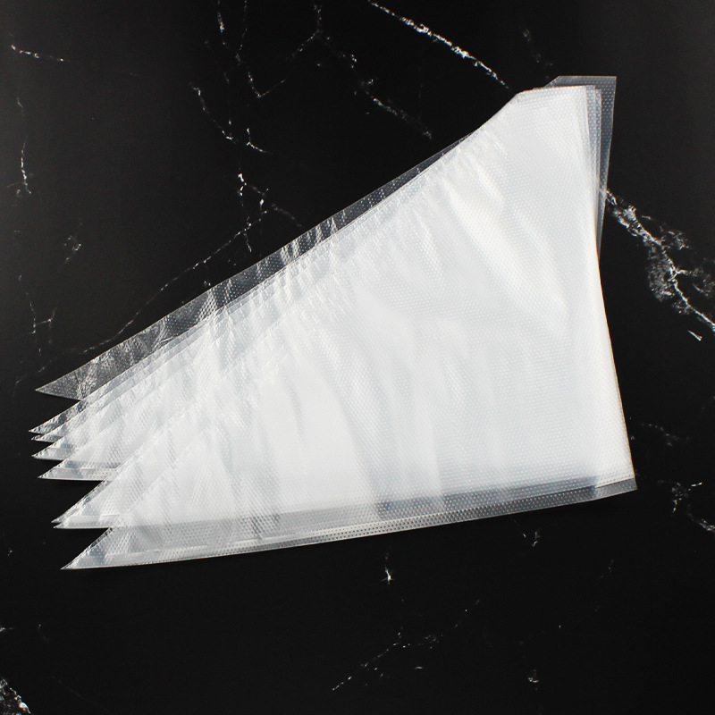 Sac de decorare de unică folosință, din plastic PO, fără inscripții, aproximativ 100 de bucăți, pentru decorarea torturilor, stil modern minimalist