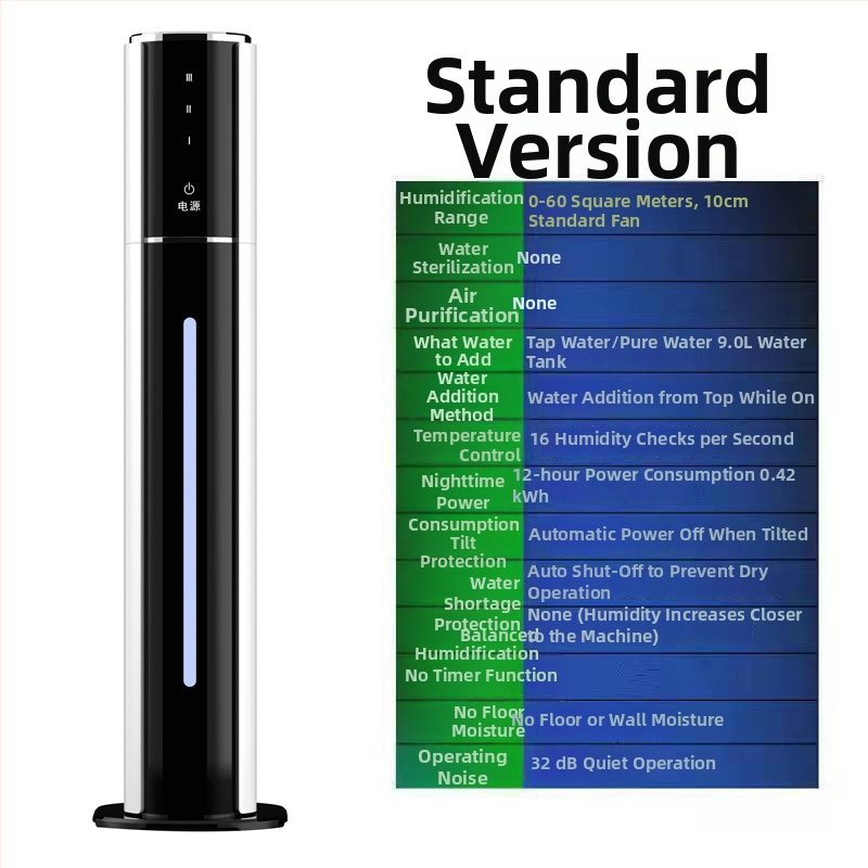 Υγραντήρας αέρα με UV απολύμανση, WiFi έλεγχος, επιδαπέδιος τύπος, 28W, κατάλληλος για πάνω από 60 m²