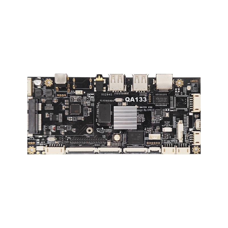 Android alaplap Allwinner A133, négymagos 1,8 GHz, 1GB RAM + 8GB flash, tápellátás 12V 2A, USB: 2x host (OTG opcionális) + 3 USB port, TTL 3.3V soros, reklámgépekhez és digitális kiíráshoz