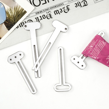 Rozsdamentes acélból készült kézi nyomó fogkrémhez és kézkrémhez, multifunkcionális