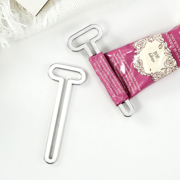 Rozsdamentes acélból készült kézi nyomó fogkrémhez és kézkrémhez, multifunkcionális