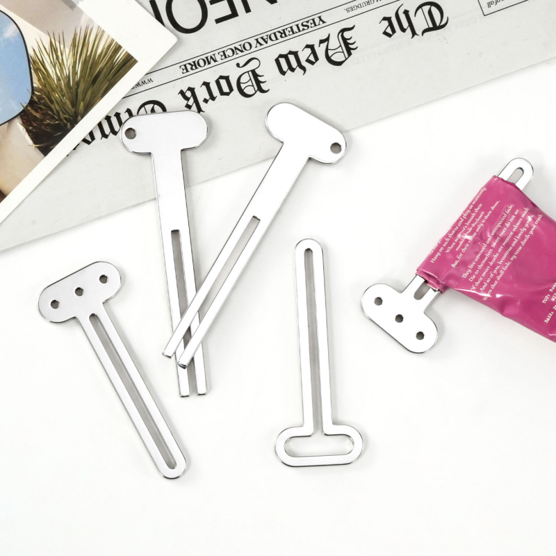 Rozsdamentes acélból készült kézi nyomó fogkrémhez és kézkrémhez, multifunkcionális