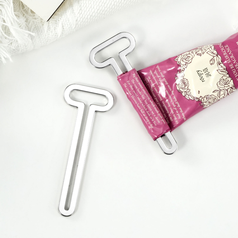 Rozsdamentes acélból készült kézi nyomó fogkrémhez és kézkrémhez, multifunkcionális