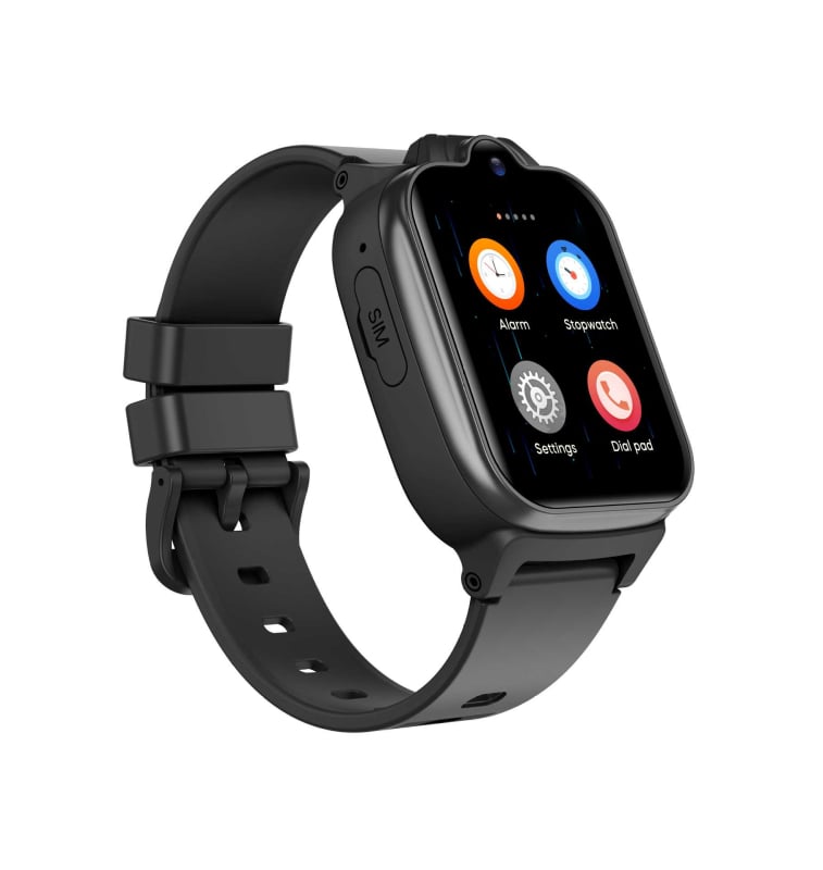 Gyerekeknek szóló okosóra 4G kapcsolattal, vízálló, 1,3 MP kamera, 700 mAh akkumulátor, szilikon tokkal — modell K15pth