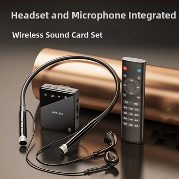 Zvuková karta pre živé vysielanie s integrovaným Bluetooth slúchadlom a inteligentnou redukciou šumu - Model T9P, Bluetooth 5.3, 20Hz-20kHz, SNR ≥70dB, výdrž batérie 6-8h