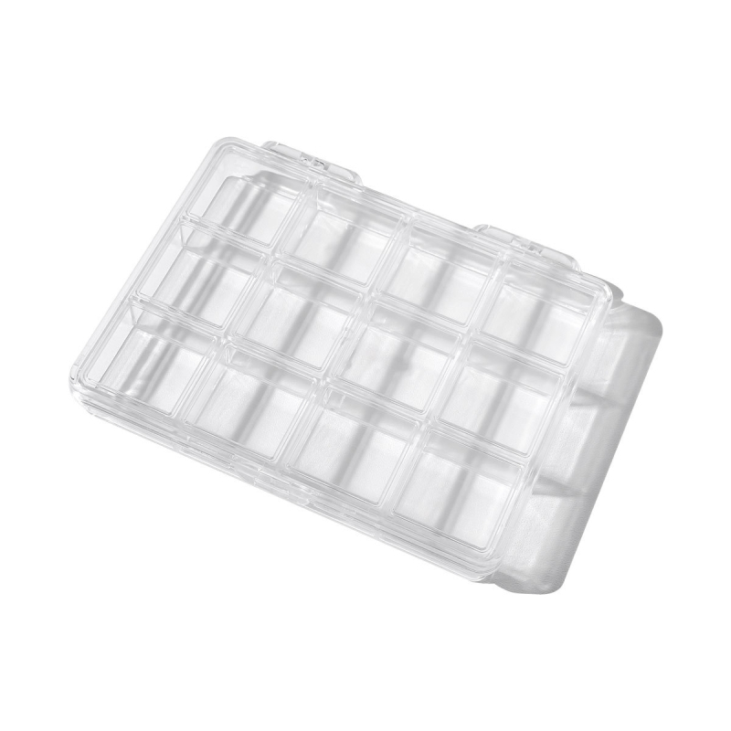 Japanski stil prozirna akrilna kutija za manikuru s višestrukim odjeljcima za stolno skladištenje alata i nakita