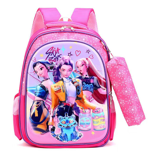 Ghiozdan pentru școala primară - ultra-ușor PU, respirabil, căptușeală poliester, Cartoon model, pentru clasele I–II