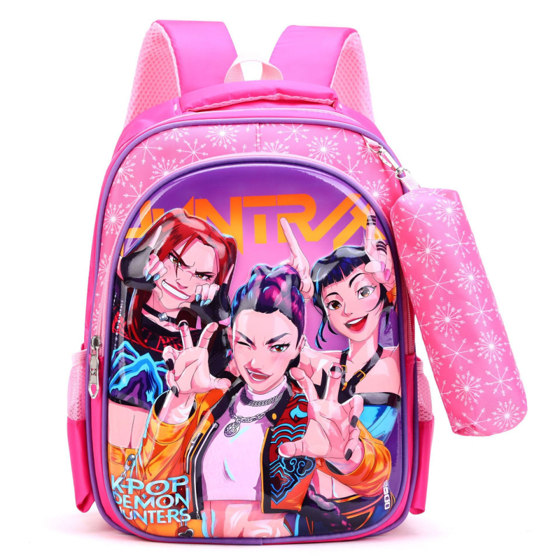 Ghiozdan pentru școala primară - ultra-ușor PU, respirabil, căptușeală poliester, Cartoon model, pentru clasele I–II