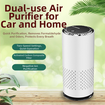 Automobilski pročistač zraka s negativnim ionima, uklanjanje formaldehida, PM2.5 filtr, USB napajanje