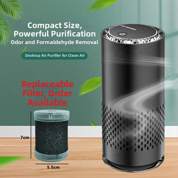 Automobilski pročistač zraka s negativnim ionima, uklanjanje formaldehida, PM2.5 filtr, USB napajanje