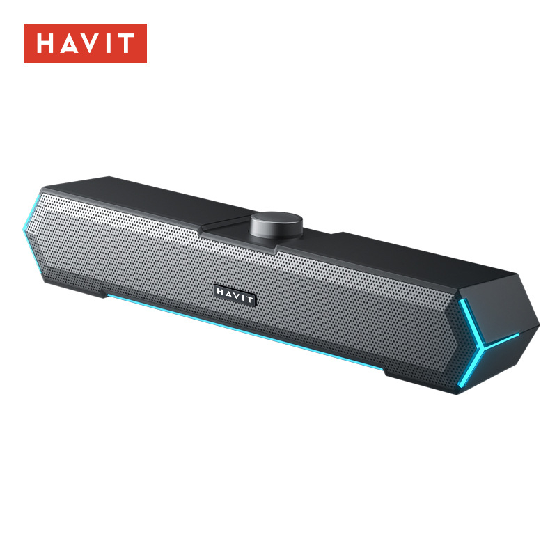 Stolne Bluetooth zvučnice za računalo, ukupna snaga 6W (3W×2), Bluetooth 5.0, 3,5 mm ulaz, frekvencijski raspon 60 Hz–15 kHz, SNR ≥70 dB
