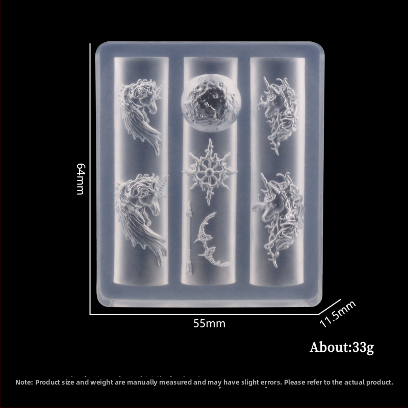 Zidivi 3D silikónová forma na manikúru, reliéfna mašlička motív, Ročník Koňa, 43,5 g