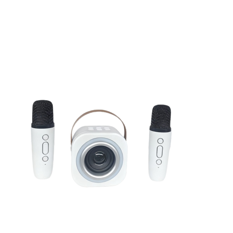 Boxă Bluetooth Karaoke All-in-One cu Microfon Wireless, Bluetooth 5.0, Baterie încorporată, 20 Hz–20 kHz, SNR ≥70 dB, 6 W