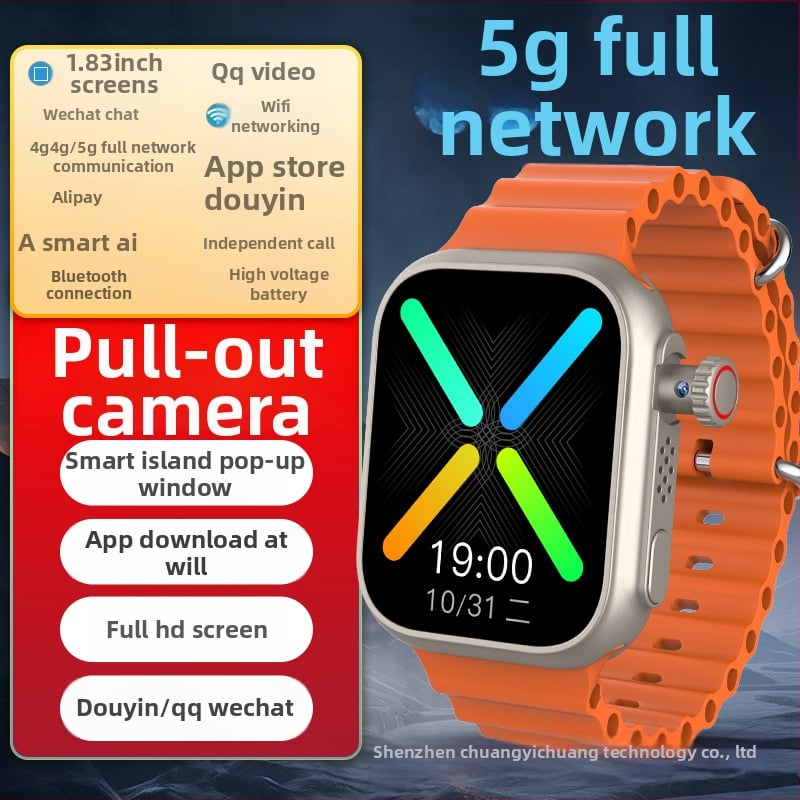 Pametni sat s mogućnošću umetanja kartice, vodootporan, IPS zaslon, Android kompatibilan, trajanje baterije do 7 dana