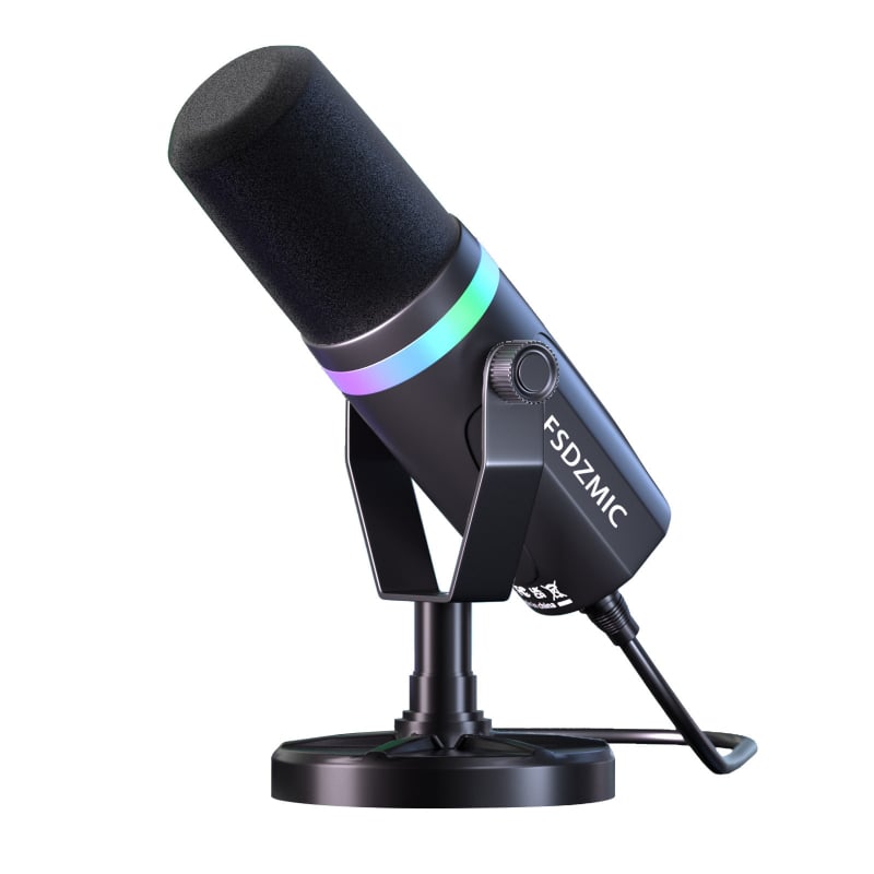S338 USB stolni mikrofon za live streaming i snimanje – dinamički kardioidni mikrofon, USB napajanje 5V, SNR ≥60 dB