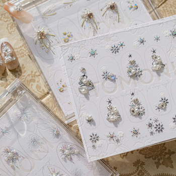 Tomoni Nakit za nokte od dijamanata – PET Materijal – Jednostavan Stil – Crtani Uzorak