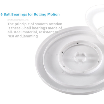 Въртяща се декорационна платформа за торти, кръгла, PP пластмаса, въведена през 2018