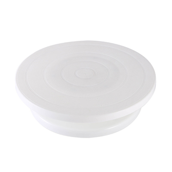 Въртяща се декорационна платформа за торти, кръгла, PP пластмаса, въведена през 2018