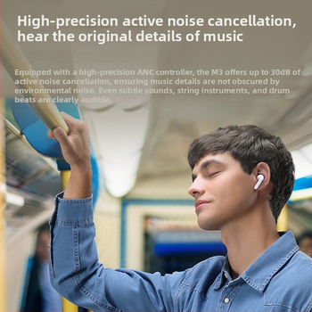 Timekettle M3 Travel Translator Earbuds – In-ear, Bluetooth, Wireless Earbuds, E-sports Gaming Štýl