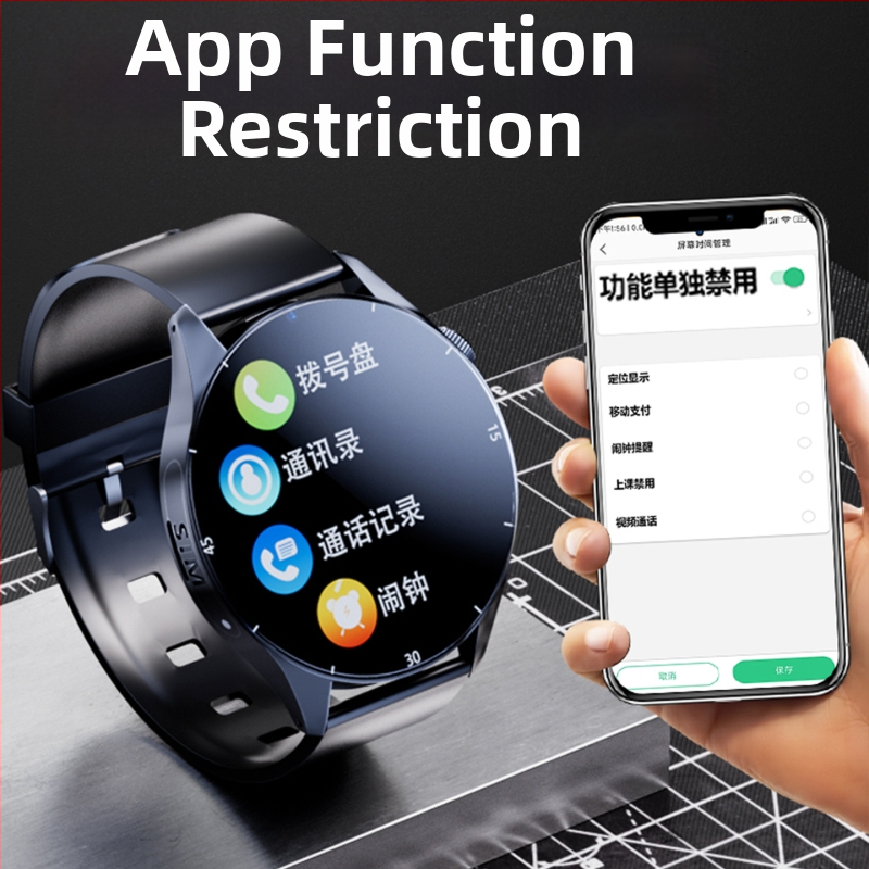 Učenički pametni sat s Androidom, TFT zaslon 1,44 inča, baterija 1280 mAh, vodootporan, 8MP kamera