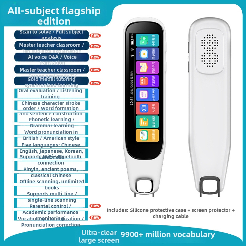 Alpha čitačka olovka s prijevodom i rječnikom – univerzalna, punjiva litijska baterija