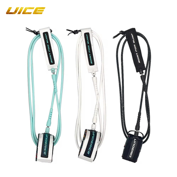 Under Ice TPU ανθεκτικό σε υδρόλυση σχοινί ποδιού για SUP, ενήλικες, περιστρεφόμενο σχοινί ασφαλείας