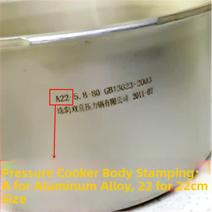 Univerzálny hliníkový tesniaci krúžok na tlakový hrniec, model 24, kompatibilný s hrncami s dvojitým dnom