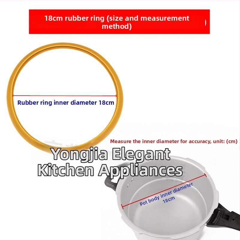 Univerzálny hliníkový tesniaci krúžok na tlakový hrniec, model 24, kompatibilný s hrncami s dvojitým dnom