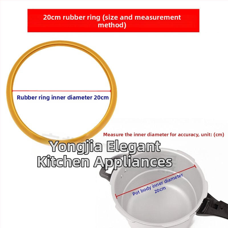 Univerzálny hliníkový tesniaci krúžok na tlakový hrniec, model 24, kompatibilný s hrncami s dvojitým dnom