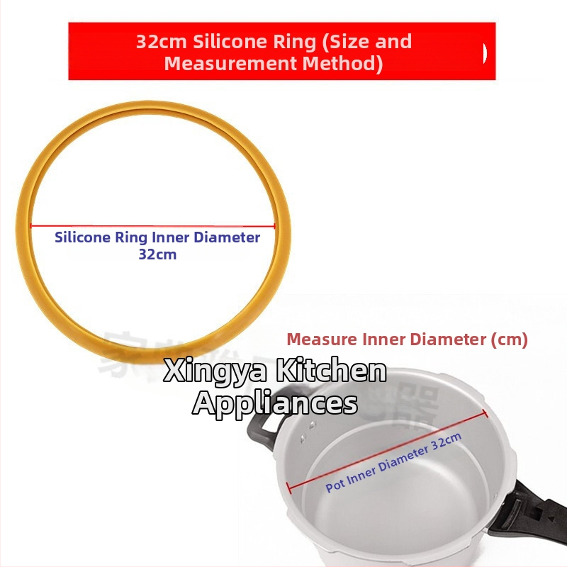 Univerzálny hliníkový tesniaci krúžok na tlakový hrniec, model 24, kompatibilný s hrncami s dvojitým dnom