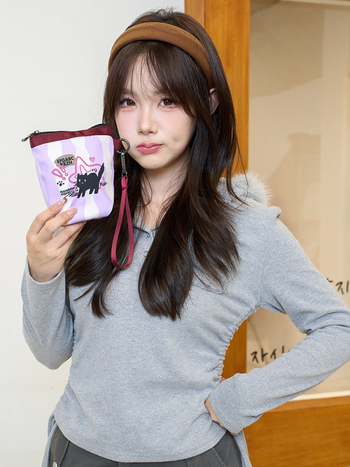 Leopárd mintás mini aprópénztárca Oxford anyagból, városi egyszerű stílus, vízálló, 2025 ősz