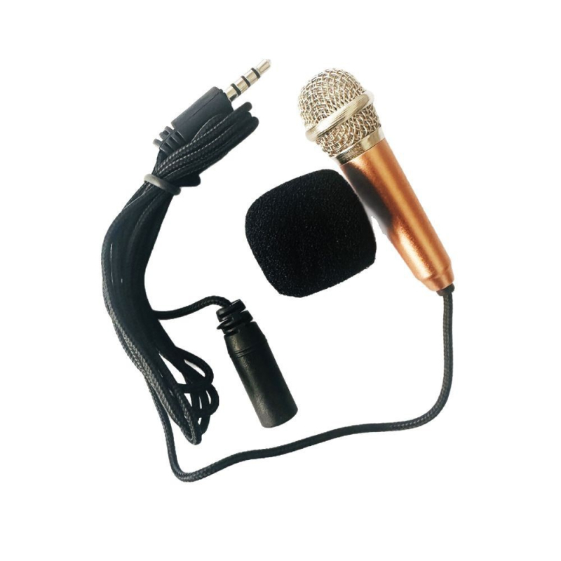 Karaoke mikrofon za mobitel s 3,5 mm priključkom – omjer signala i šuma ≥70 dB, snaga 0,05 W, bez baterije ugradnje, predstavljen 2015.