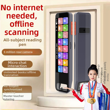 AI olovka za čitanje i prevođenje uz rječnik, model A22, 5V, punjiva litijska baterija, plastično kućište