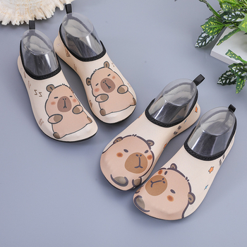 Παιδικά παπούτσια παραλίας για κολύμβηση και βαδίσματα σε ποτάμι — αντιολισθητική σόλα από καουτσούκ, επάνω μέρος από Lycra, γρήγορο στέγνωμα, χαμηλό προφίλ