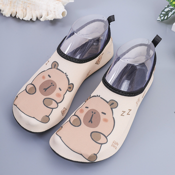 Παιδικά παπούτσια παραλίας για κολύμβηση και βαδίσματα σε ποτάμι — αντιολισθητική σόλα από καουτσούκ, επάνω μέρος από Lycra, γρήγορο στέγνωμα, χαμηλό προφίλ